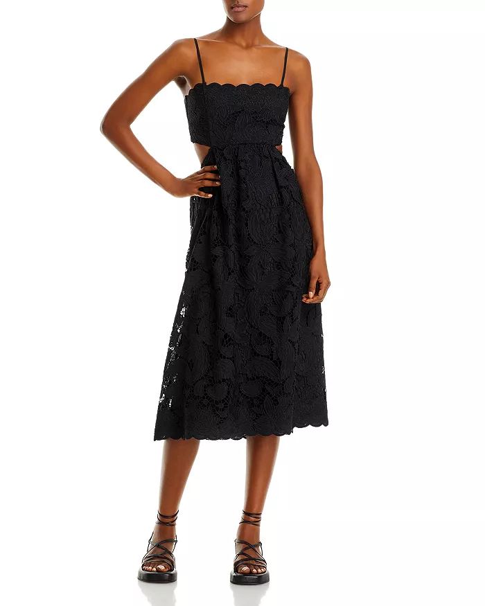 Sleeveless Lace Cutout Dress - 100% Exclusive | Bloomingdale's (US)