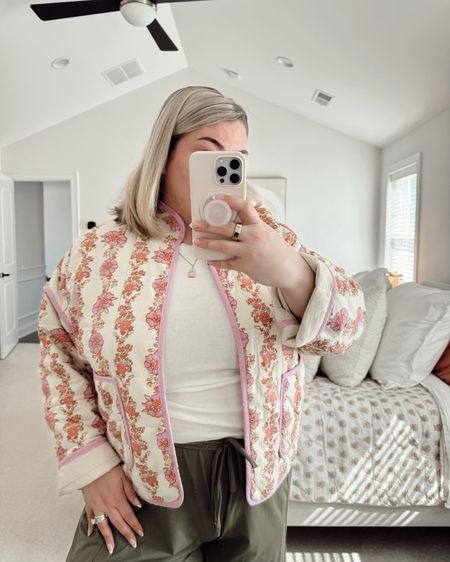 My new fav spring jacket 🌸 wearing XL

#LTKplussize #LTKSeasonal