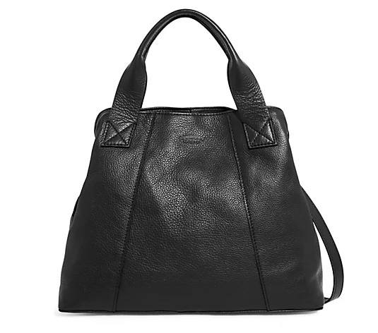 Make Your Selection: American Leather Co. Ada Triple Entry Leather Satchel | QVC