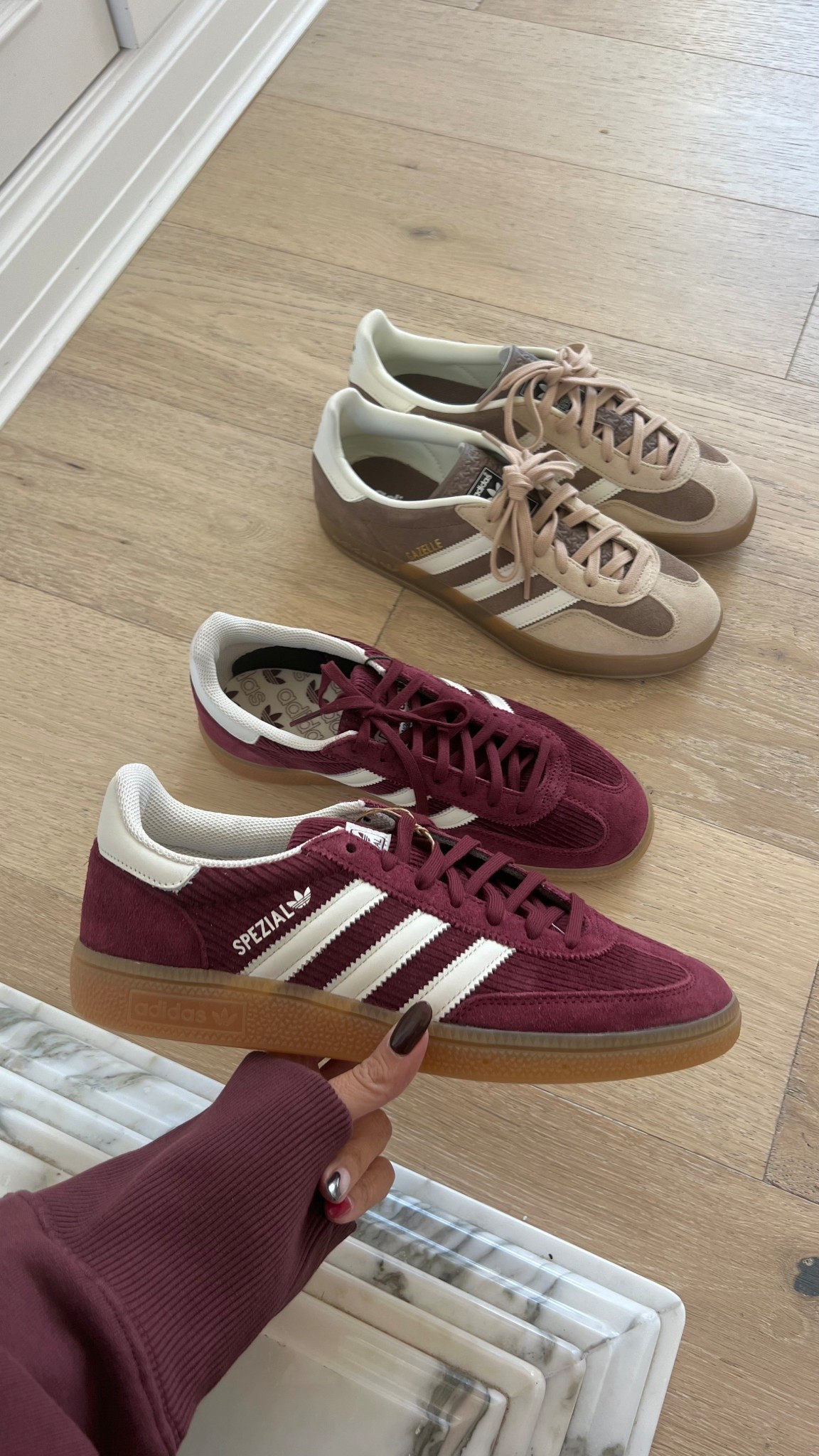 Burgundy adidas for fall 🤩

Adidas, fall sneaker, fall adidas 

#LTKStyleTip #LTKSeasonal #LTKShoeCrush