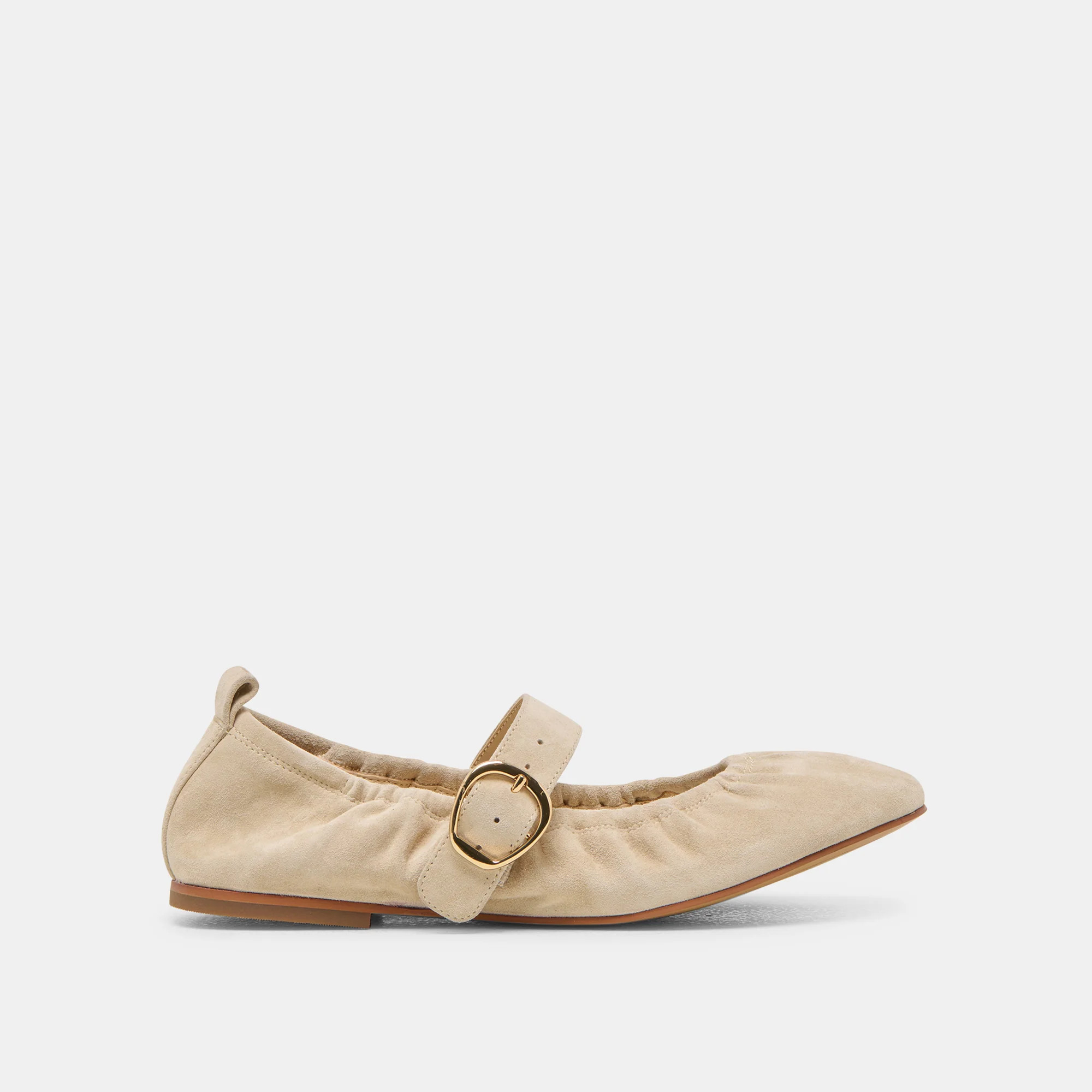 Caely Sesame Suede Ballet Flats | Dolce Vita | DolceVita.com