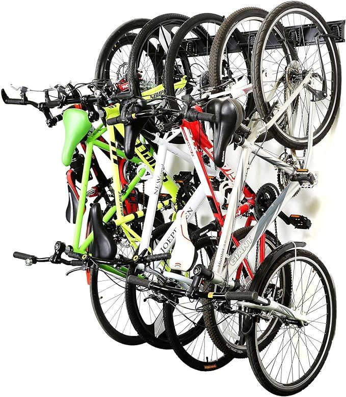 Ultrawall Stainless Steel Bike Storage Rack,6 Bike Storage Hanger Wall Mount for Home & Garage Ho... | Amazon (US)