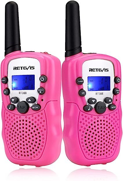 Retevis RT-388 Kids Walkie Talkies for Girls Boys,6-12 Year Old Kids' Toys,22 CH LCD Flashlight,C... | Amazon (US)
