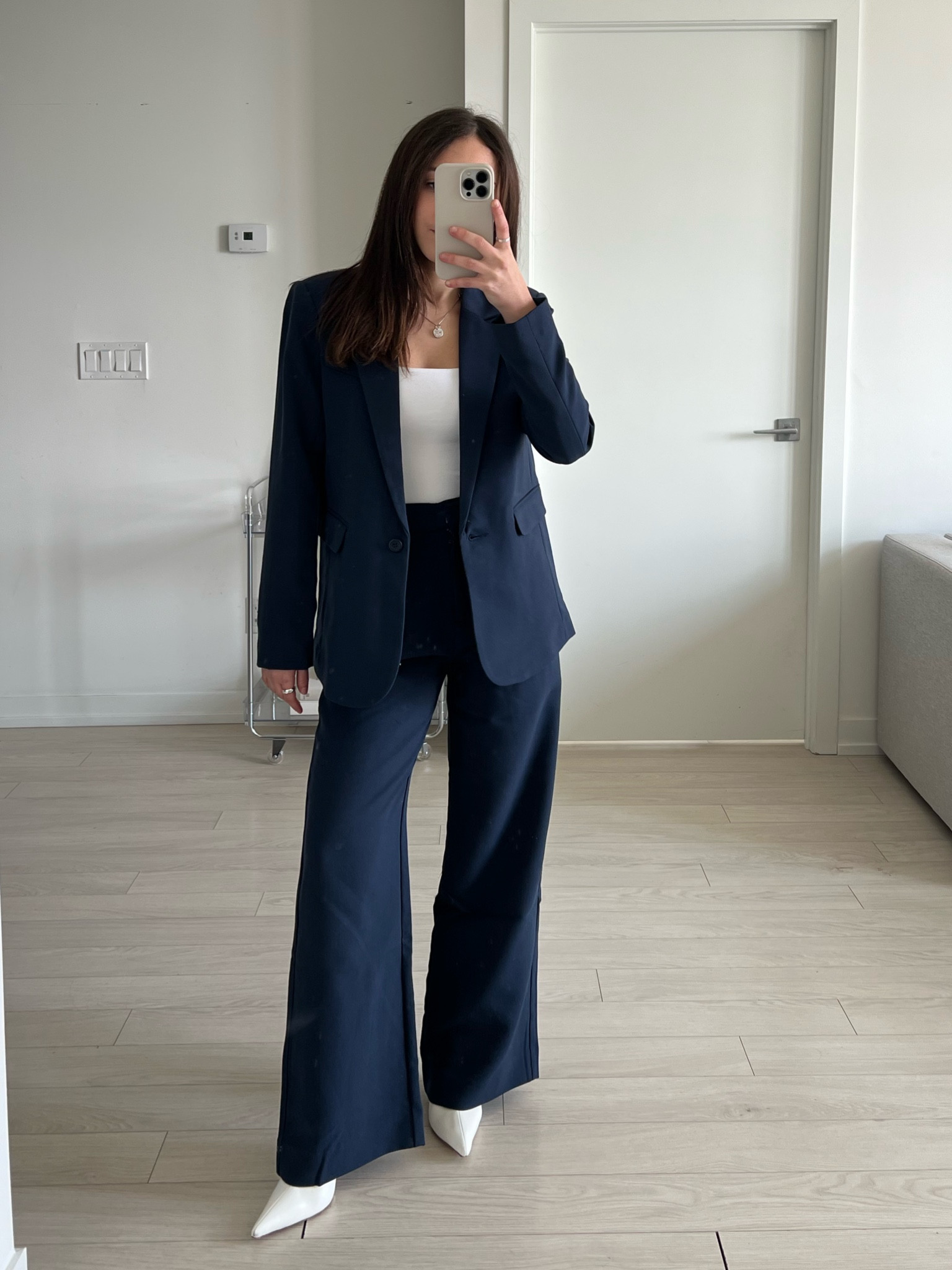 Obsessed with this petite friendly matching set from Abercrombie! 

I got the blazer in a size XXS PETITE, and the pants in a size 23w SHORT 

#petitefashion #petiteblazer #petitefashionblogger #petiteclothing 

#LTKunder100 #LTKworkwear #LTKunder50