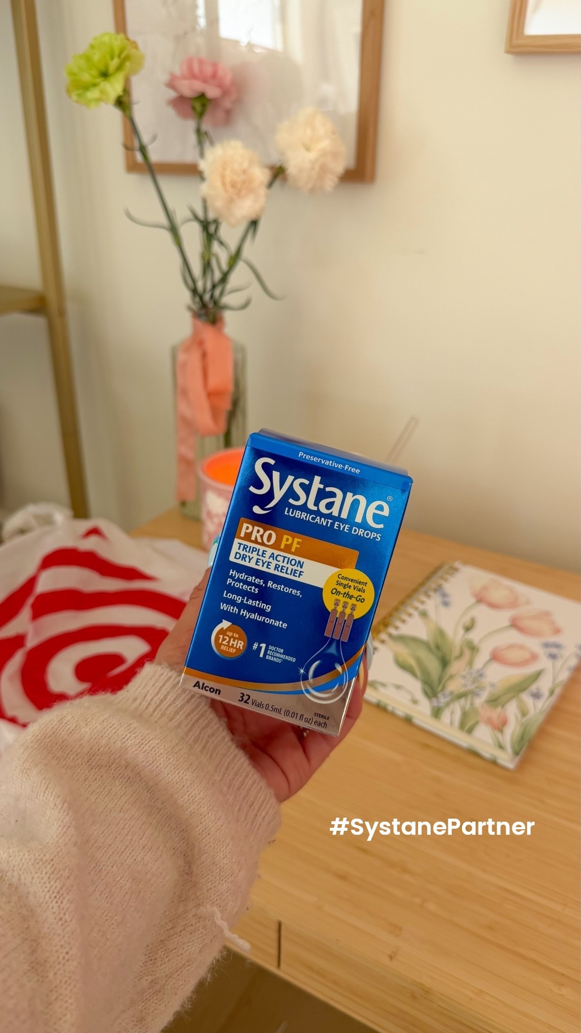 #Ad My work from home essential - these Systane Pro UDPF Eye Drops!! Up to 12 hours of dry eye relief which is so helpful after staring at screens all morning. #TargetPartner #Systane #dryeye #eyecare @systane.us @Target #SystanePartner