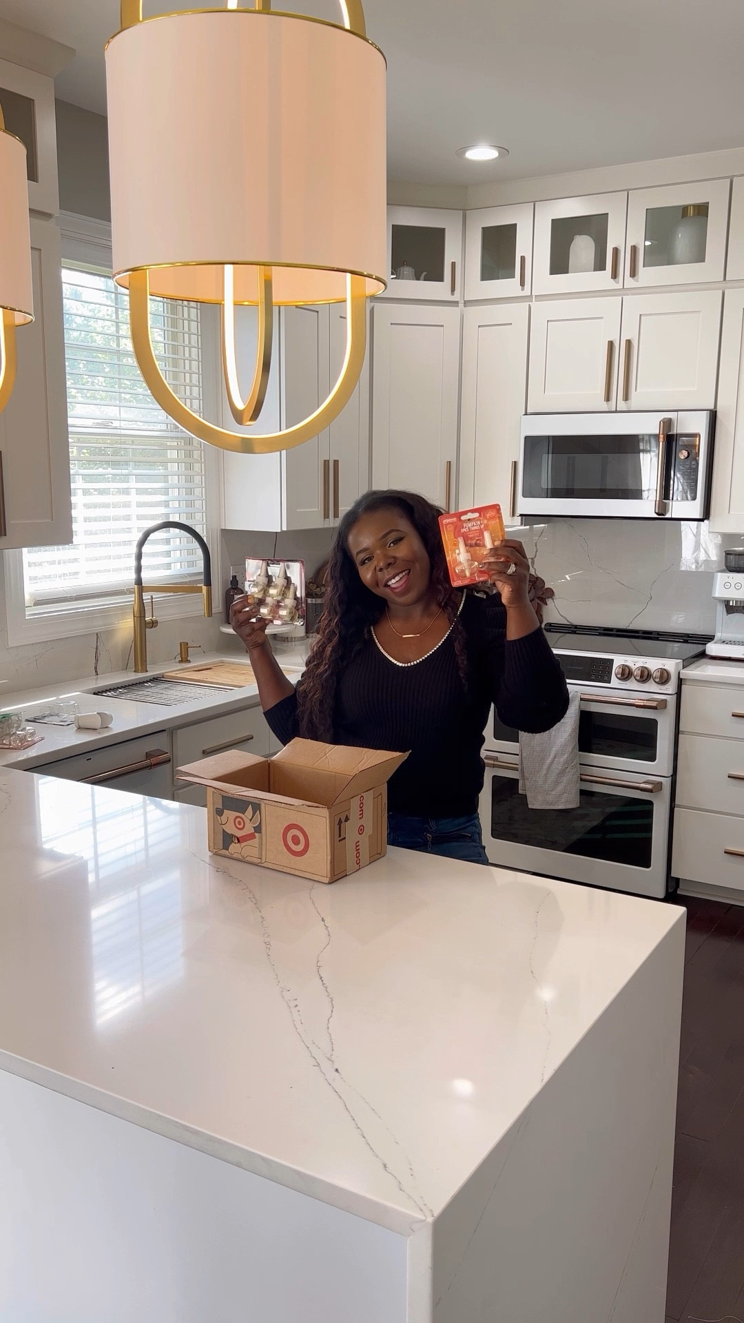 #ad Did you know that decorating your home is not the only way to add a cozy feel to your home? Adding holiday scents from @Glade's oil scent diffuser from @Target can help you add fragrance to your home and create a cozy and fun fall and holiday mood. I like that the Glade PlugIns have a fragrance control feature that allows me to create the perfect mood!

This week, I have the limited edition Pumpkin Spice Things Up in the kitchen with notes of  pumpkin, caramel, and spice and the Pine Wonderland in the living room, with notes of crisp pine, woods, and juniper berry to prepare my home for the upcoming holidays. Definitely recommend these limited edition scents for your home. I’ve linked them on my LTK page 🍂🤍. #target #Glade #GladeVibe  #ltkhome #ltkfamily
.

#LTKHoliday #LTKGiftGuide #LTKSeasonal
