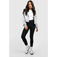 Womens Petite Fleece Lined Legging - Black - L | boohoo (US & Canada)