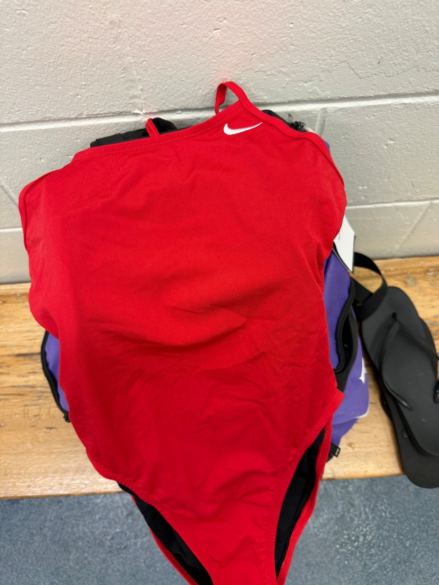 I will always be an “open back” swimsuit girl when swimming for sport and Nike has always carried my favorite suit for it! I am 5’ 8” and 155. I wear a 32/30. 30 is a little snug for me in the shoulders but still fits great! 32 is a little more comfortable.

#LTKfitnessgoals #LTKActive #LTKSwim