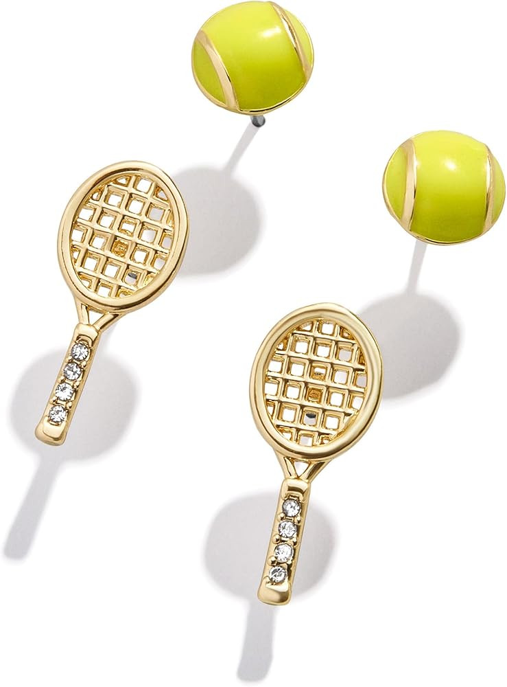 BaubleBar Sport-Themed Statement Earrings, Novelty Stud Earrings for Women, Costume Jewelry | Amazon (US)