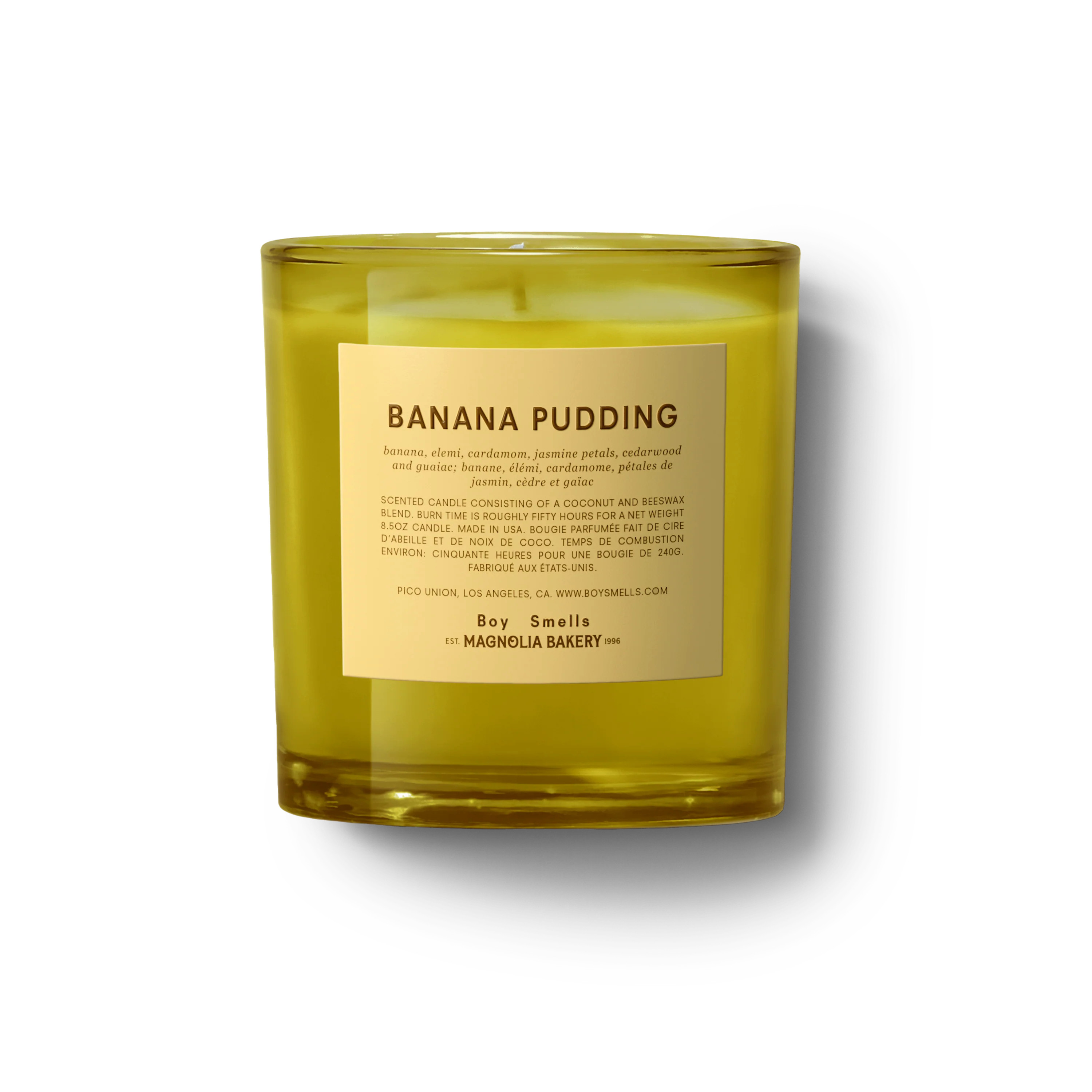 Banana Pudding Scented Candles with Coconut & Beeswax | Boy Smells x Magnolia Bakery | Boy Smells