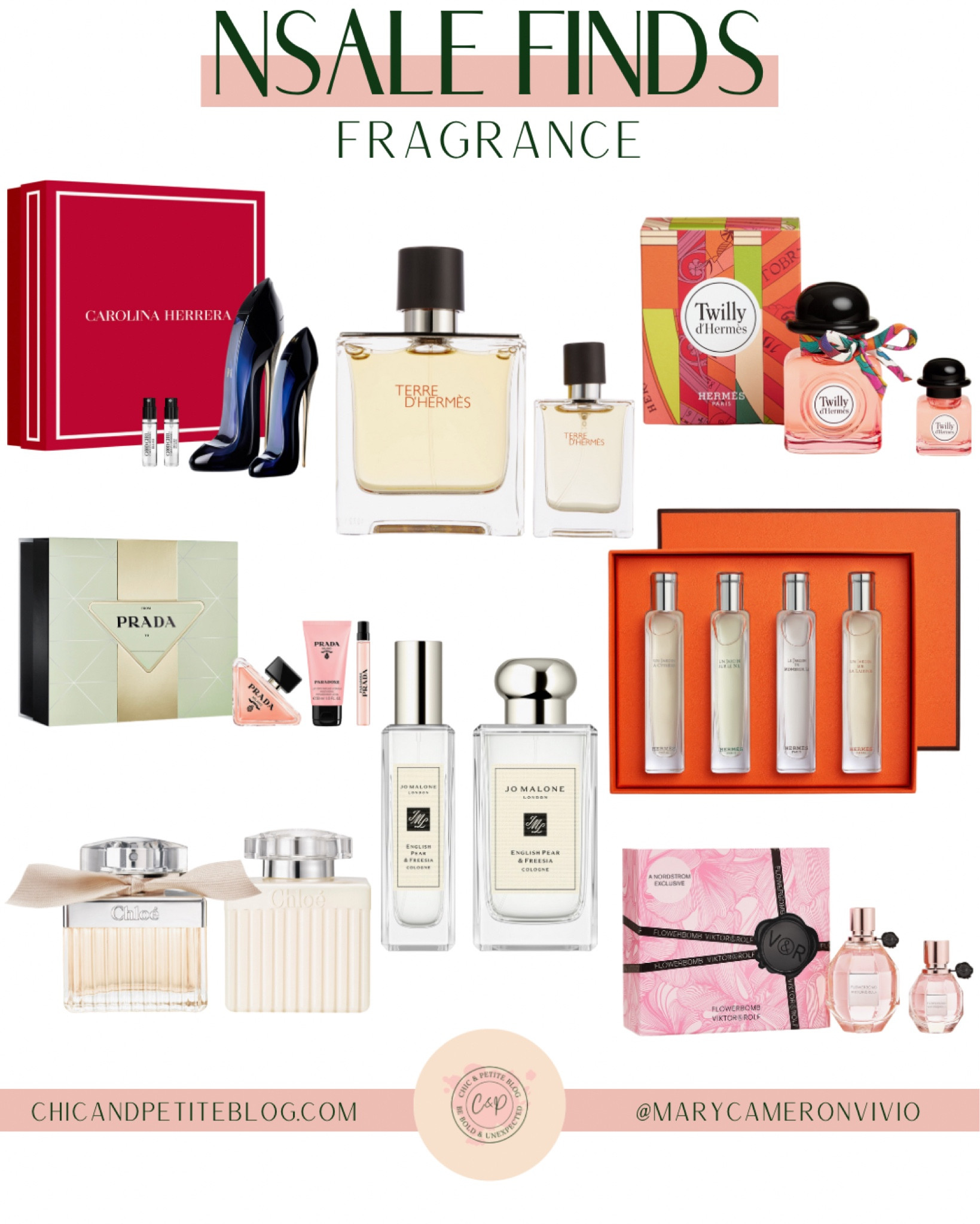 Nordstrom Anniversary Sale Women’s Fragrances || NSALE is the best place to buy investment pieces you’ll wear and love in the upcoming months! I stock up on basics that I know I’ll wear for years. Early Access starts on TODAY Tuesday July 9th! (Below are all the dates ⬇️)

You can now add items from the NSale to your wishlist in the Nordstrom app to quickly check out once the sale goes live! NSale start dates depending on cardmember:
- Today July 9th early access for Icons
- Tomorrow July 10th early access for Ambassadors
- Thursday July 11th early access for Influencers
- Monday July 15th opens to everyone


Perfume // Carolina Herrera // Hermes // Prada // perfume gift set // Jo Malone // Chloe // Nordstrom finds // Nordstrom fashion // NSale // Viktor & Rolf // gift guide for her // gift idea for her // perfumes for her 

#LTKSummerSales #LTKSaleAlert #LTKxNSale