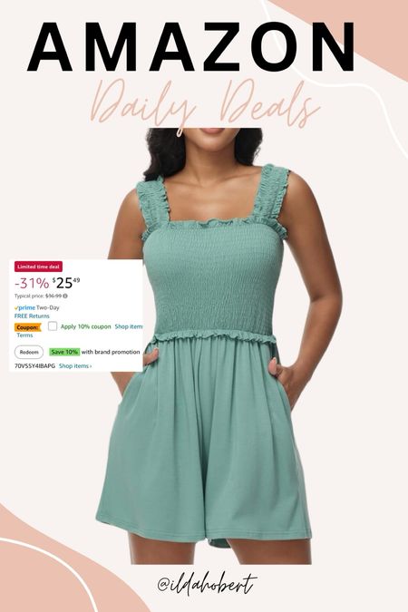 Amazon daily deal — 31% off today + 10% off + an additional 10% off with code 70VS5Y4IBAPG!

Summer fashion, spring fashion, summer outfit, spring outfit, Amazon fashion, Amazon deal, Amazon sale, affordable fashion, vacation outfit, resort wear

#LTKSaleAlert #LTKFindsUnder50