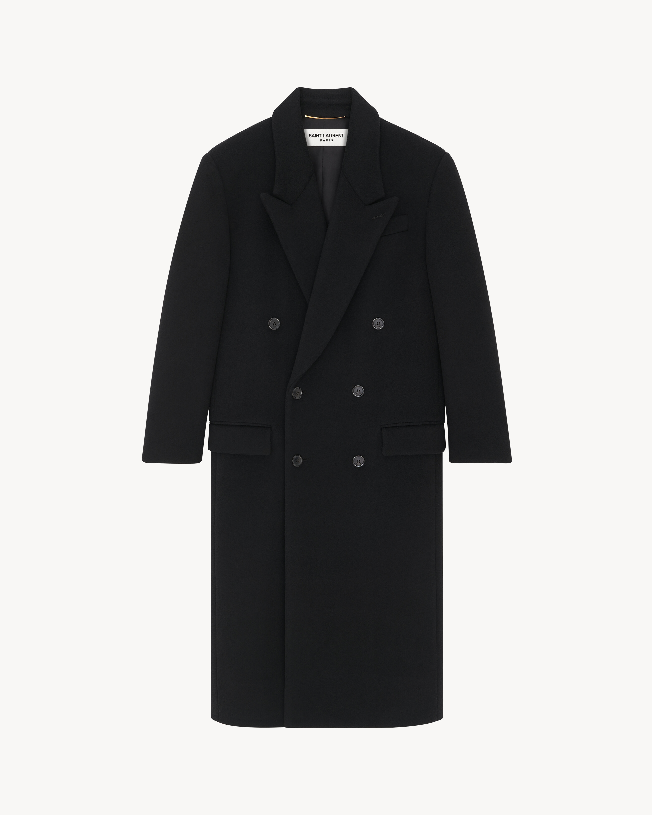 long coat in wool | Saint Laurent Inc. (Global)