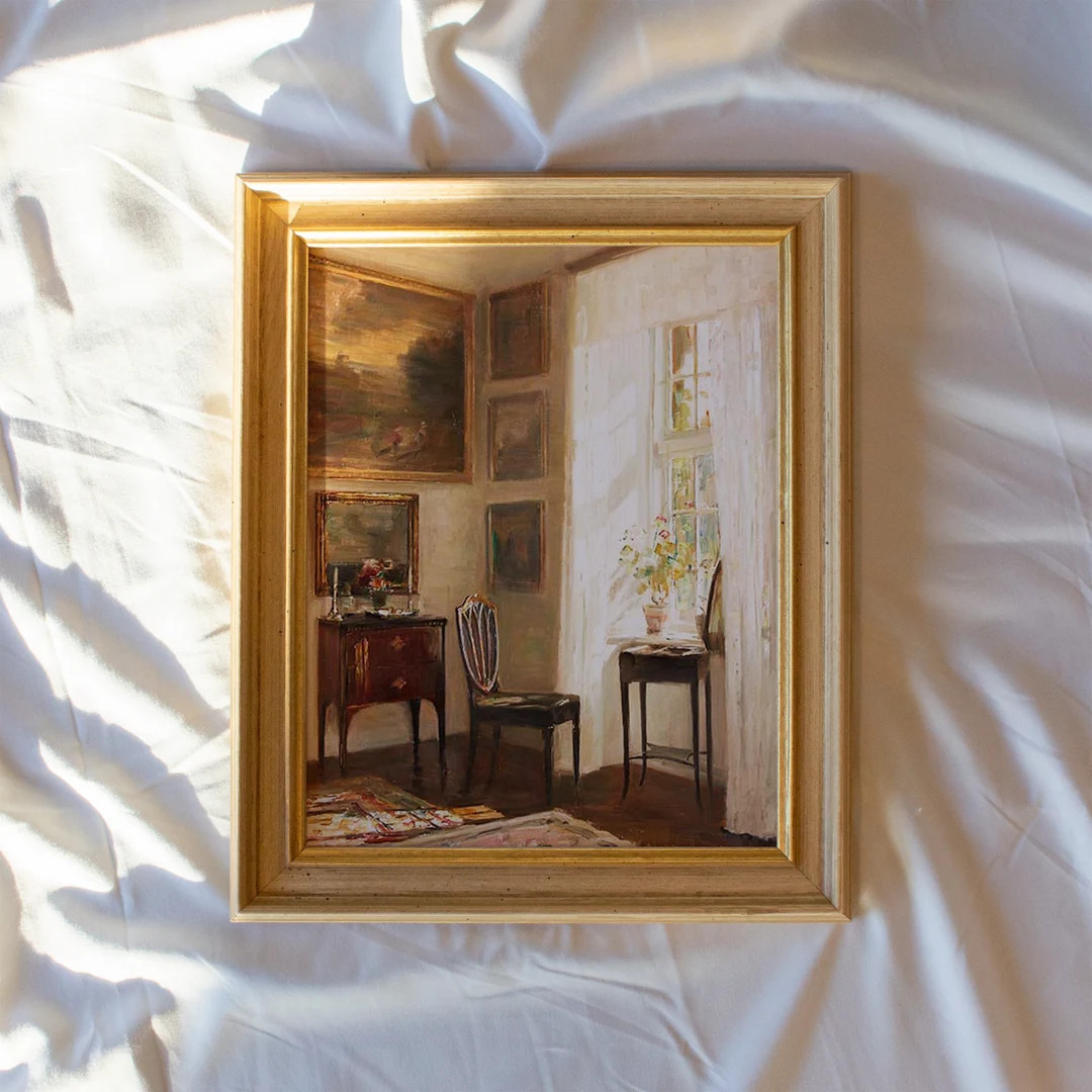 Interior 156 Vintage Art Prints Landscape Painting Framed - Etsy | Etsy (US)