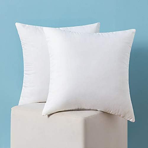 MIULEE Set of 2 Throw Pillow Inserts Hypoallergenic Premium Pillow Stuffer Square Form for Decorativ | Amazon (US)