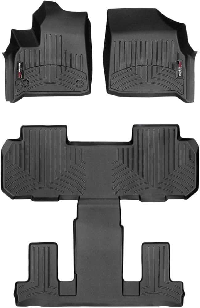 WeatherTech Custom Fit FloorLiners for Chevrolet Traverse (2nd Row Bucket Seats)- Full Set (44122... | Amazon (US)