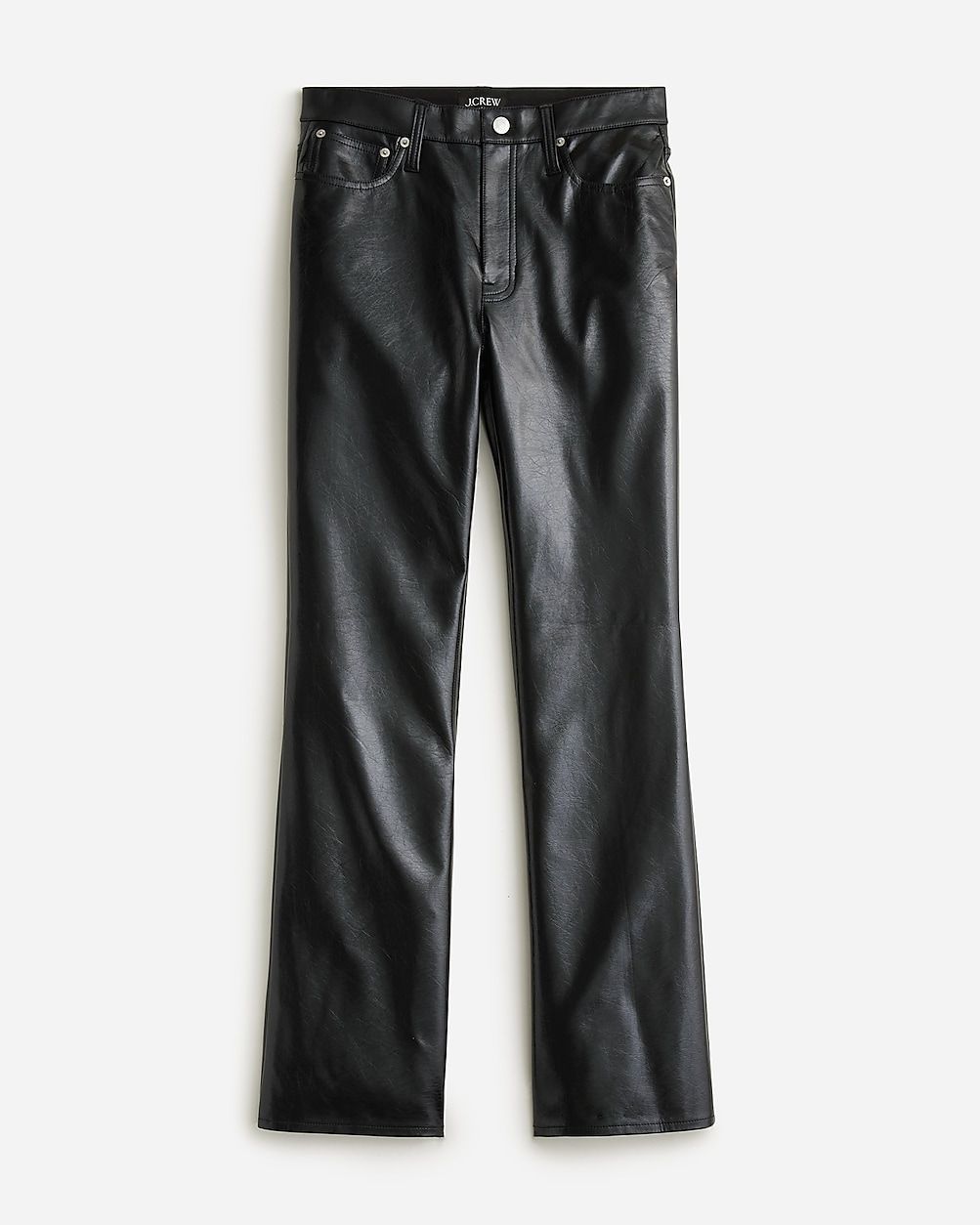 Collection demi-boot pant in faux patent leather | J.Crew US