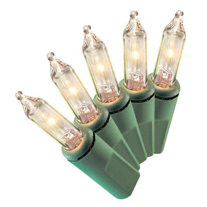 100-Count Clear String Lights with Green Wire | At Home