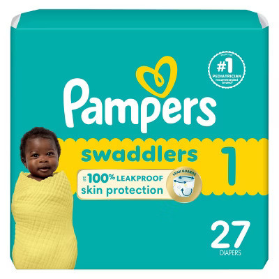 Pampers Swaddlers Sensitive Disposable Diapers - 27ct | Target