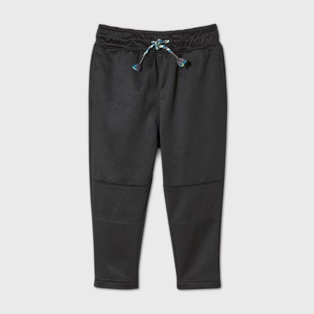 Toddler Boys' Tapered Pull-On Pants - Cat & Jack Black 12M | Target