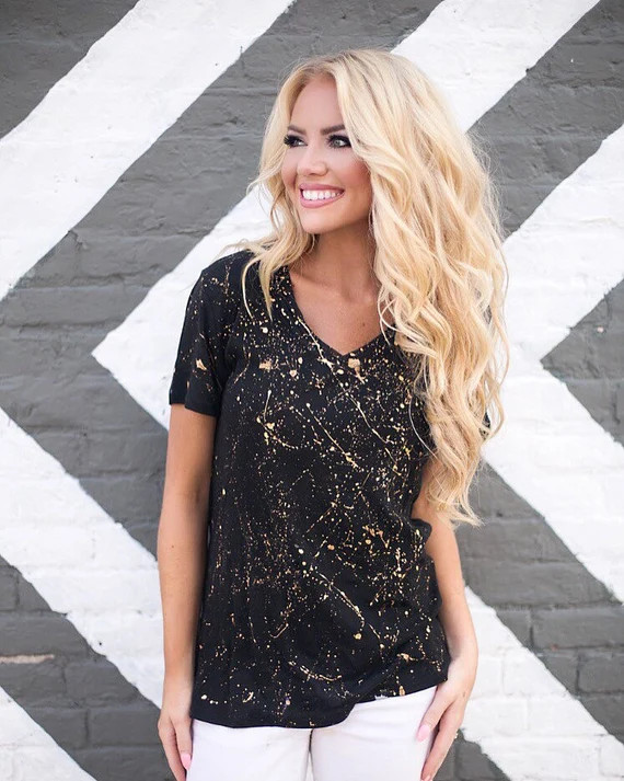 Gold Splatter Top | Etsy (US)