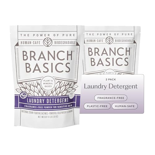 Amazon.com: Branch Basics Laundry Detergent – 2 Pack, 4lbs per | Plant & Mineral-Based Formula ... | Amazon (US)