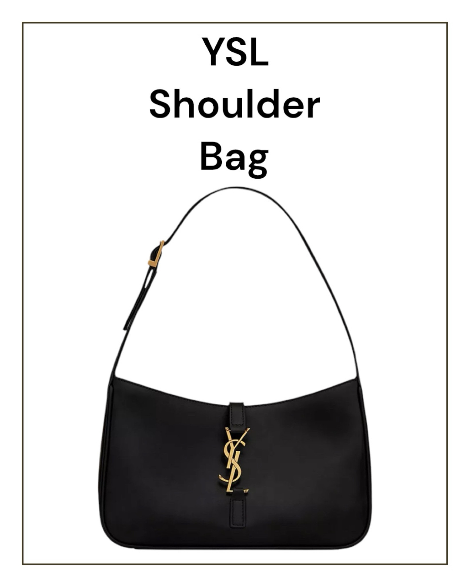 YSL shoulder bag. 
#yslbag

#LTKitbag
