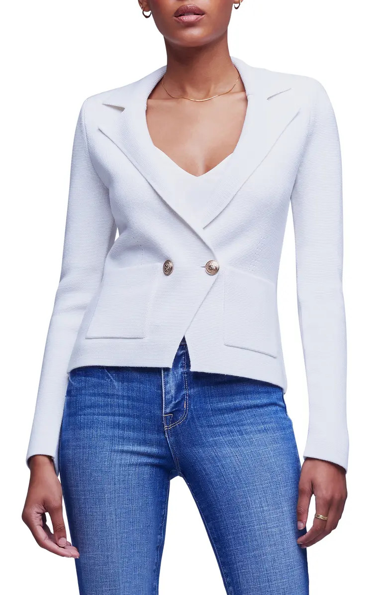 Sofia Cotton Blend Cardigan Blazer | Nordstrom