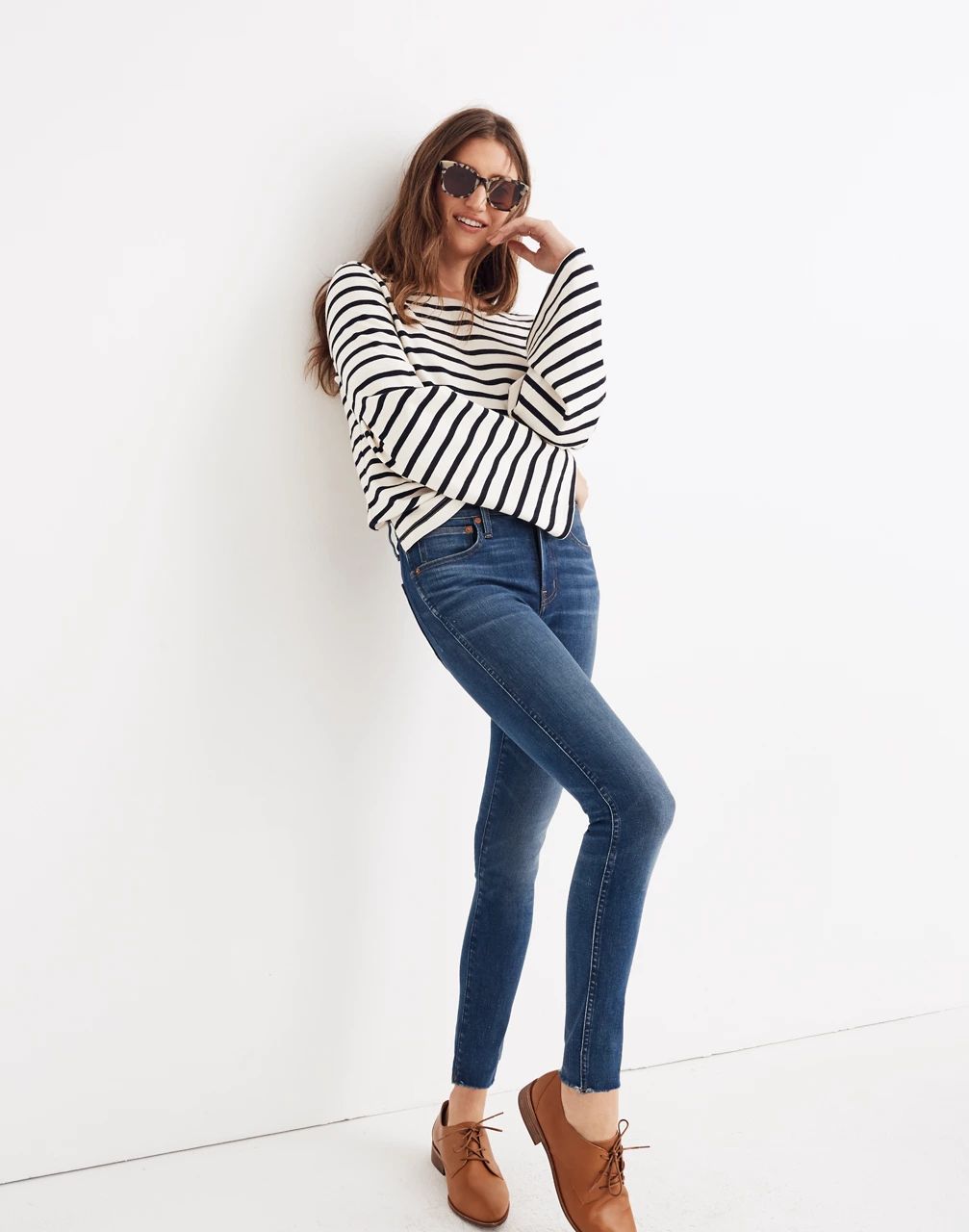 9" High-Rise Skinny Jeans in Paloma Wash: Raw-Hem Edition | Madewell