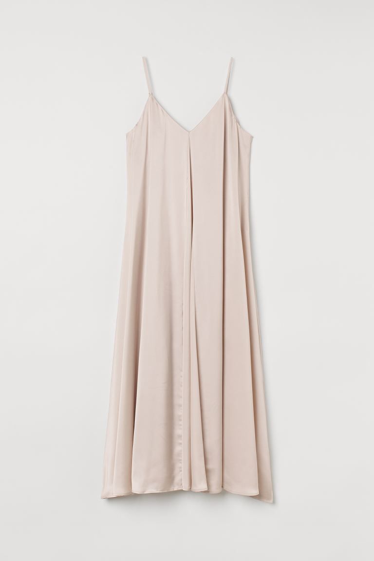 A-line Satin Dress | H&M (US)
