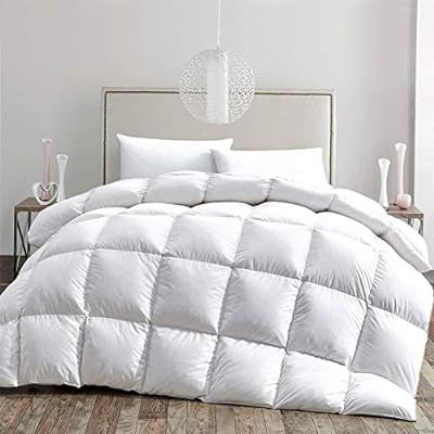 HOMBYS California King Goose Down Comforter Cal King 108 x 98 Inches Duvet Insert Oversized All S... | Amazon (US)