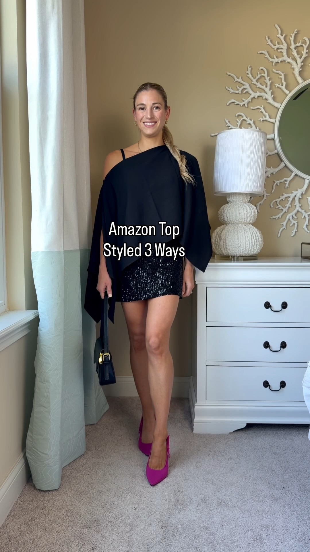 Amazon off the shoulder top styled three ways! For date night or at the beach! Xs tts 🖤🖤🖤🖤🖤🖤🖤🖤🖤🖤🖤🖤🖤 
Shawl top. Poncho top. Date night outfits. Date night outfit ideas.

#LTKgrwm #LTKootd