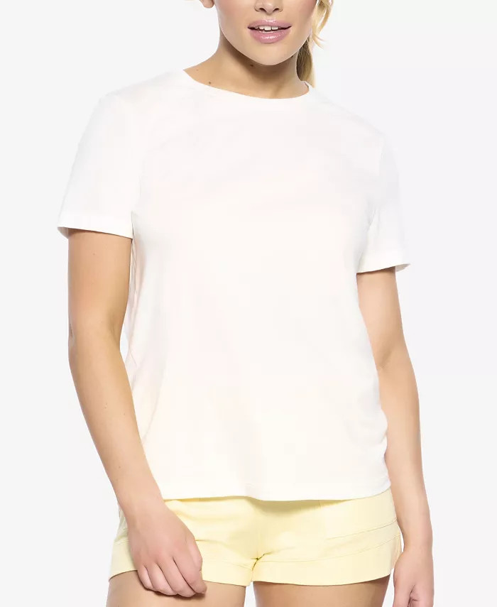 Women's Naturally Soft Organic Cotton Crew Neck Tee | Macys (US)