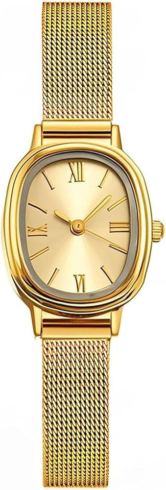 BESTKANG Women Watches Stainless Steel Mesh Strap Waterproof Quartz Wristwatch Fashion Oval Women... | Amazon (US)