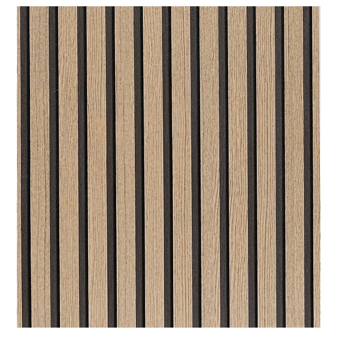 Brown Wood Slat Peel and Stick Wallpaper - 17.5"x100" Textured Faux Wood Self-Adhesive, Waterproof Removable Wall Panel for Bedroom, Kitchen, Office - Easy Install

#LTKHome