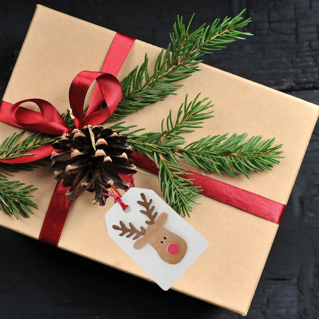 Set of 20 Handmade Christmas Gift Tags FREE SHIPPING | Etsy (US)