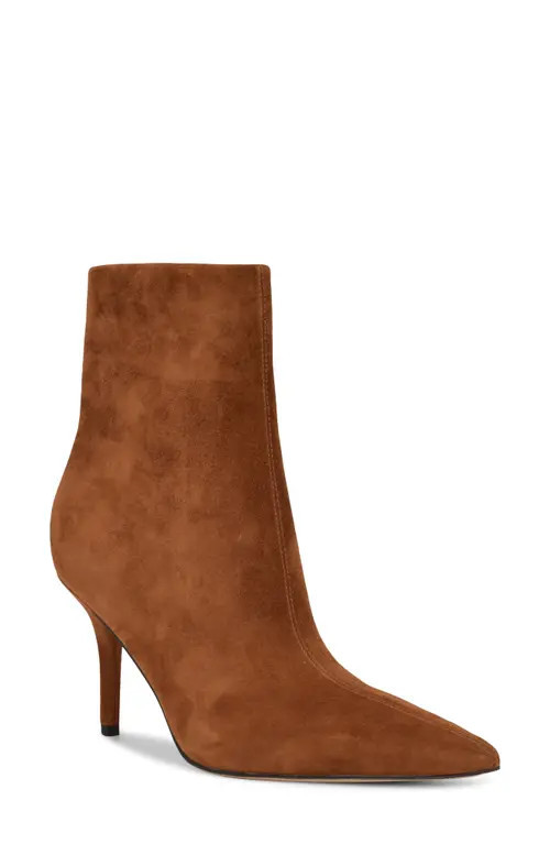 Nine West Ohmy Pointed Toe Bootie in Medium Natural at Nordstrom, Size 9.5 | Nordstrom