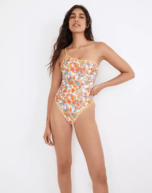 Madewell x OOKIOH Newport One-Piece Swimsuit in Floral Print | Madewell