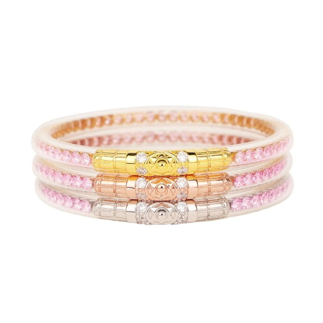 Three Queens All Weather Bangles® (AWB®) - Petal Pink | BuDhaGirl
