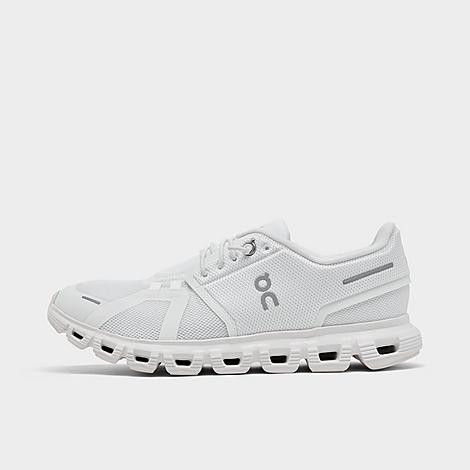 On Women's Cloud 6 Casual Shoes in White Size: 6.0 | Finish Line (US)