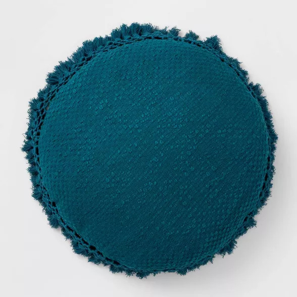 Round Crochet Throw Pillow - Opalhouse™ | Target