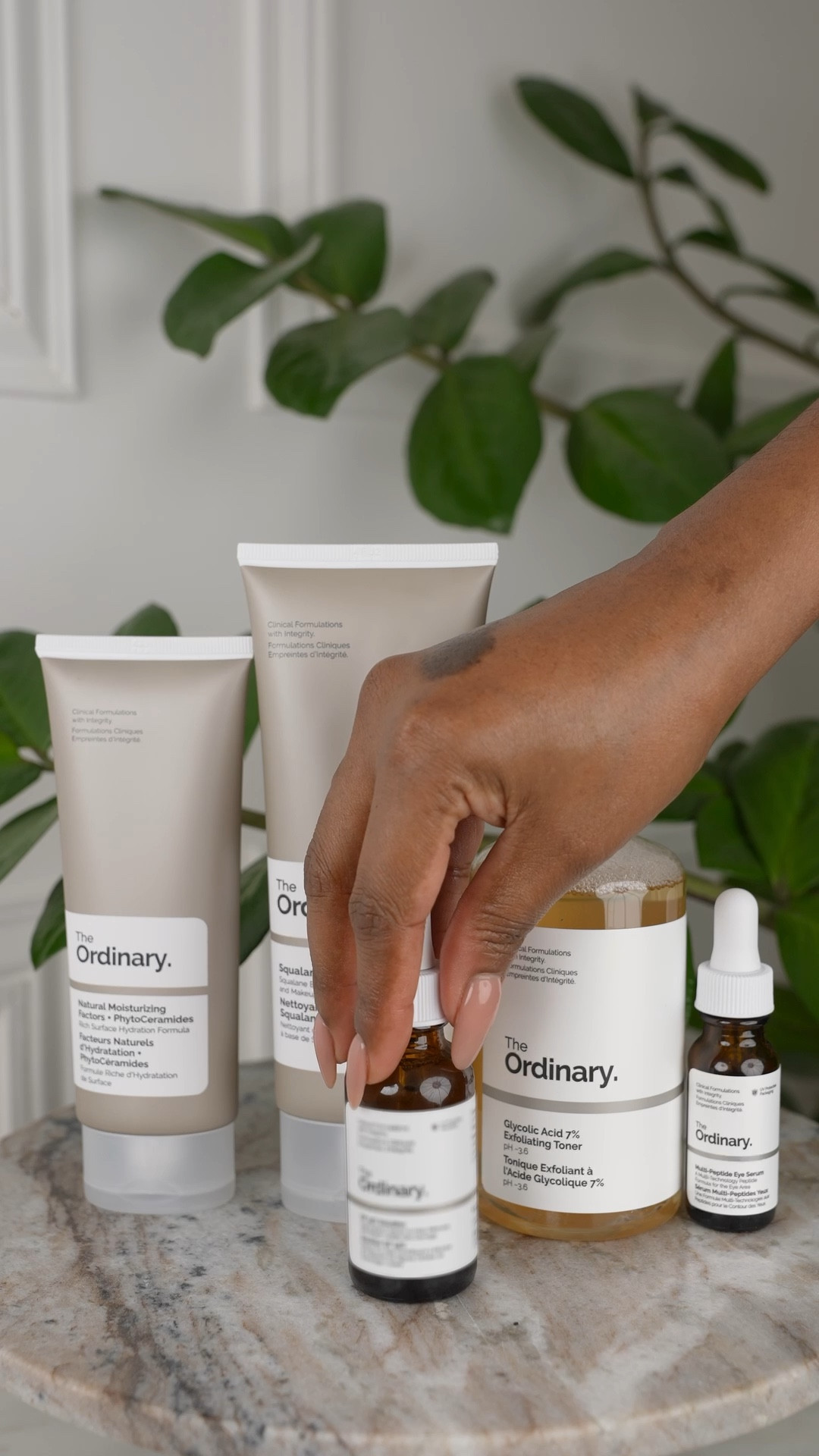 The Ordinary, GF 15% Solution, Growth Factors, winter skincare, Winter skincare routine, Squalane Cleanser, Glycolic Acid 7% Exfoliating Toner, Multi-Peptide Eye Serum, Natural Moisturizing Factors , PhytoCeramides, skincare *Ad