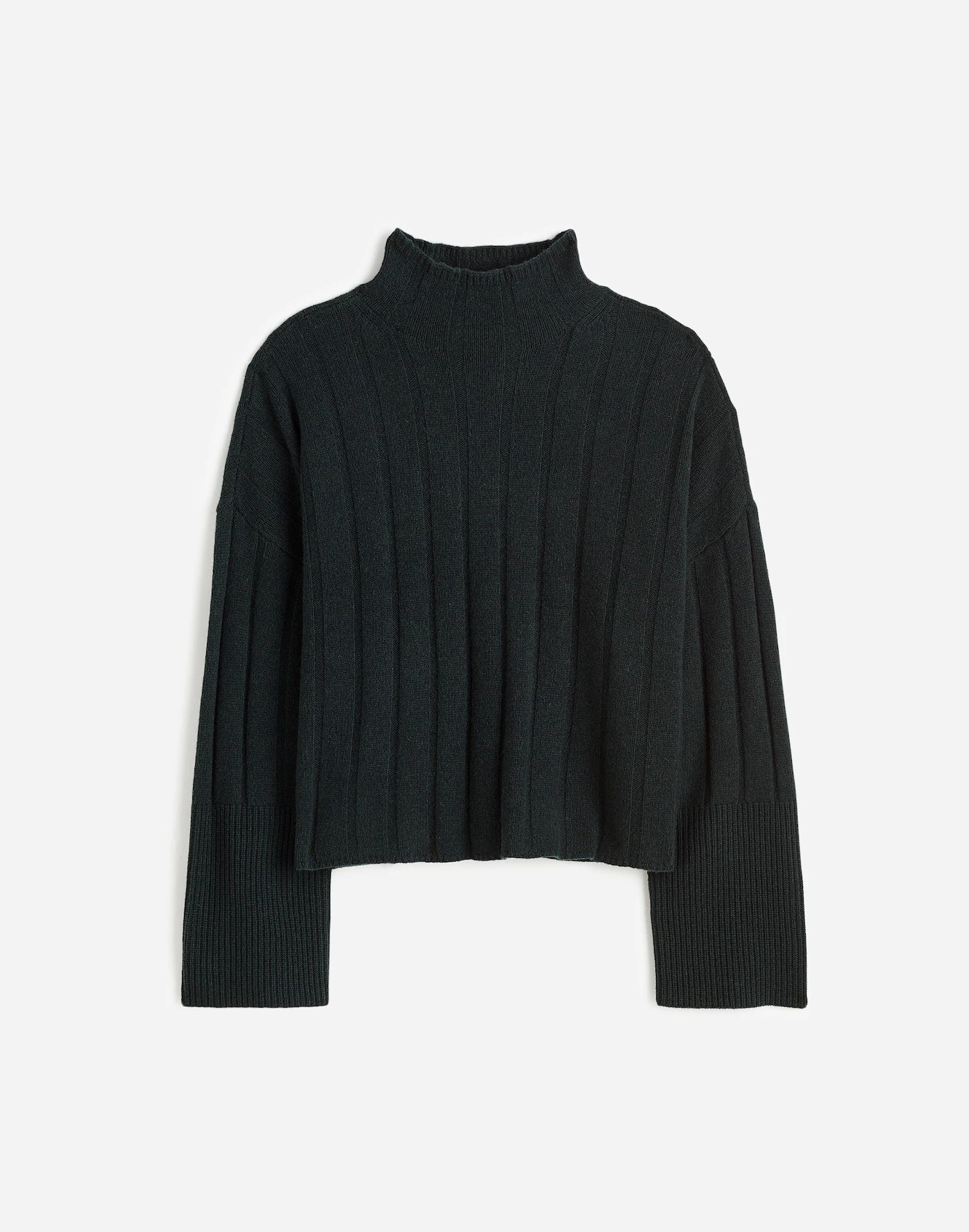 Ribbed Cashmere-Wool Blend Pullover Sweater | Madewell | Madewell