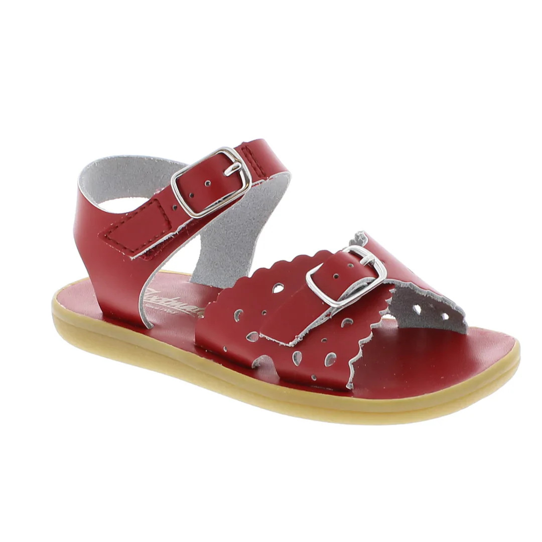 Footmates Eco-Ariel Sandal - Apple Red Micro | JoJo Mommy