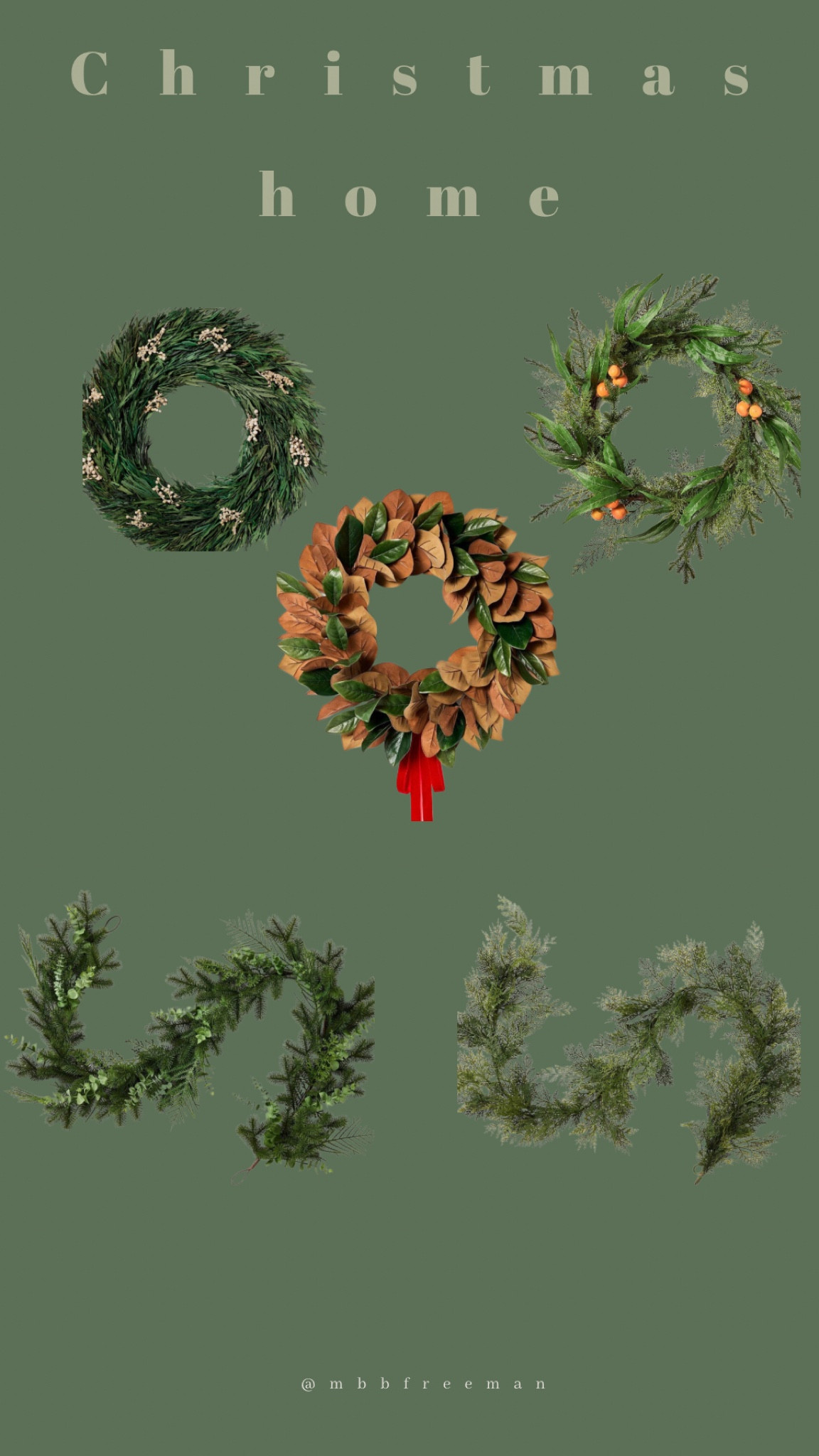 Christmas greenery 

#LTKfindsunder50 #LTKHoliday #LTKhome