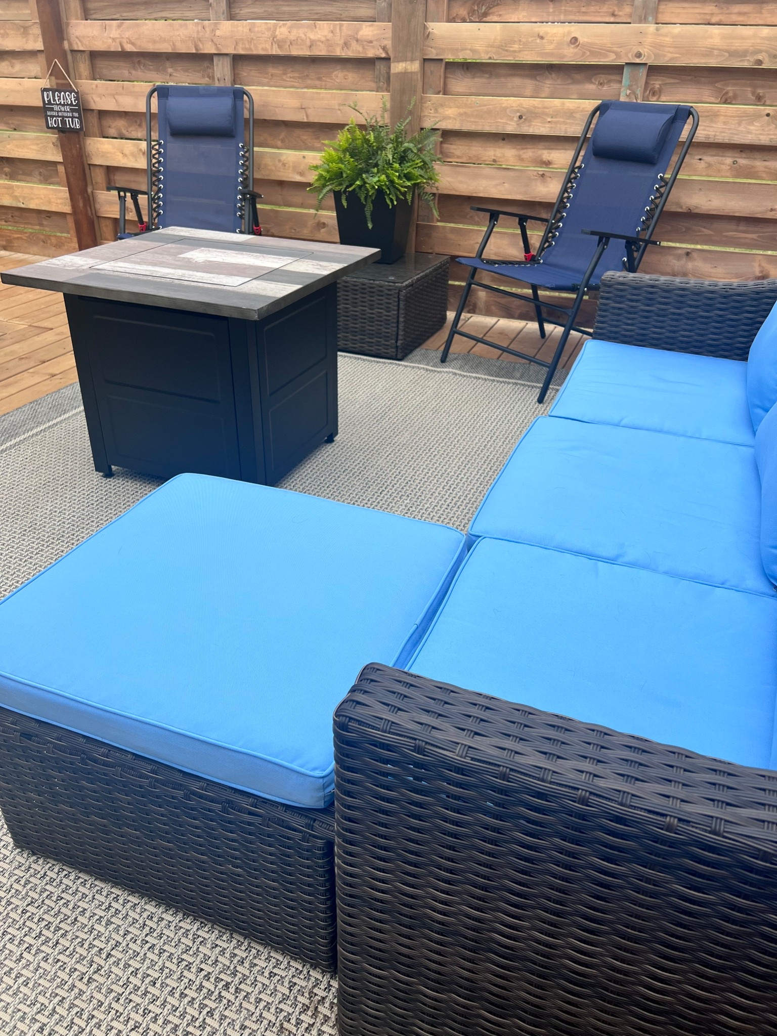 I will take more photos & video once the pillows, egg chair & bistro set arrive. But our deck is coming together & we couldn’t be happier! Next spring we will be doing two new rugs but used this one we had for now. 

#LTKFamily #LTKSeasonal #LTKHome