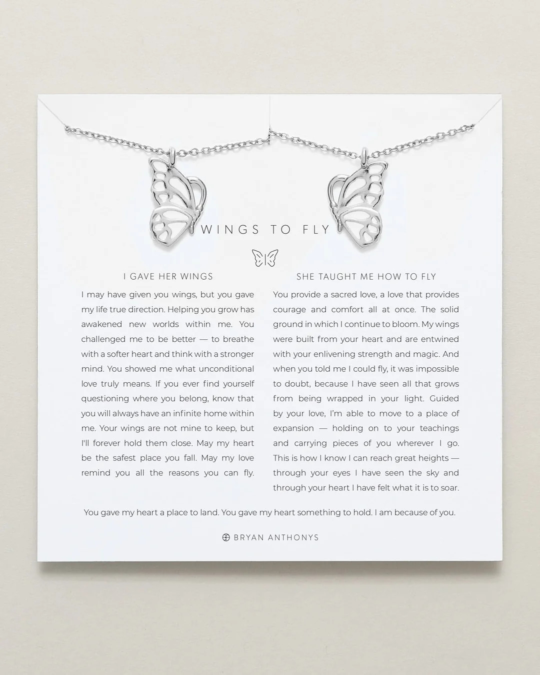 Wings to Fly Necklace Set | Bryan Anthonys | Bryan Anthonys