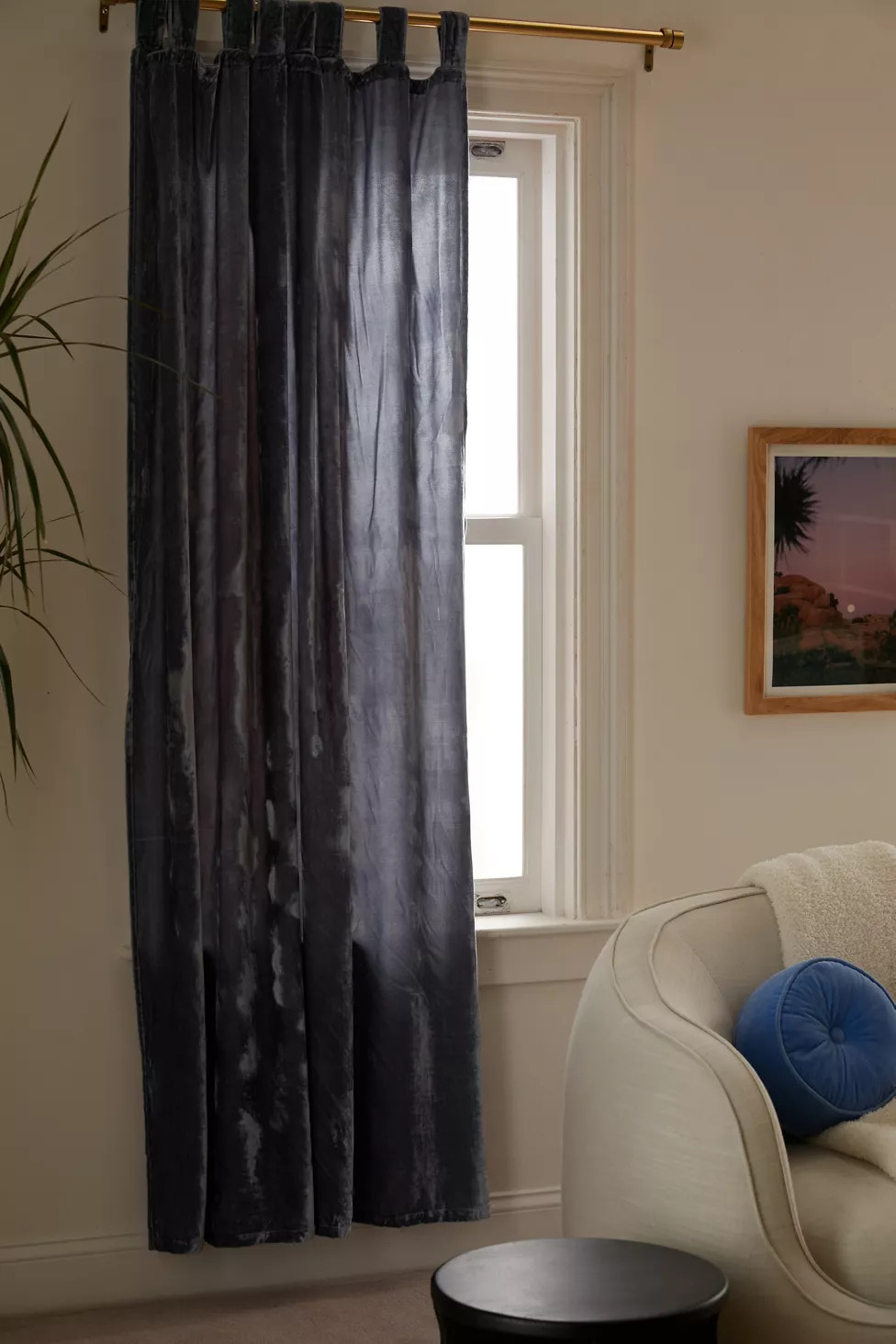 Beau Velvet Window Panel | Urban Outfitters (US and RoW)