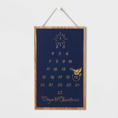 Metal Christmas Advent Calendar with Magnetic Dove Counter - Wondershop™ | Target