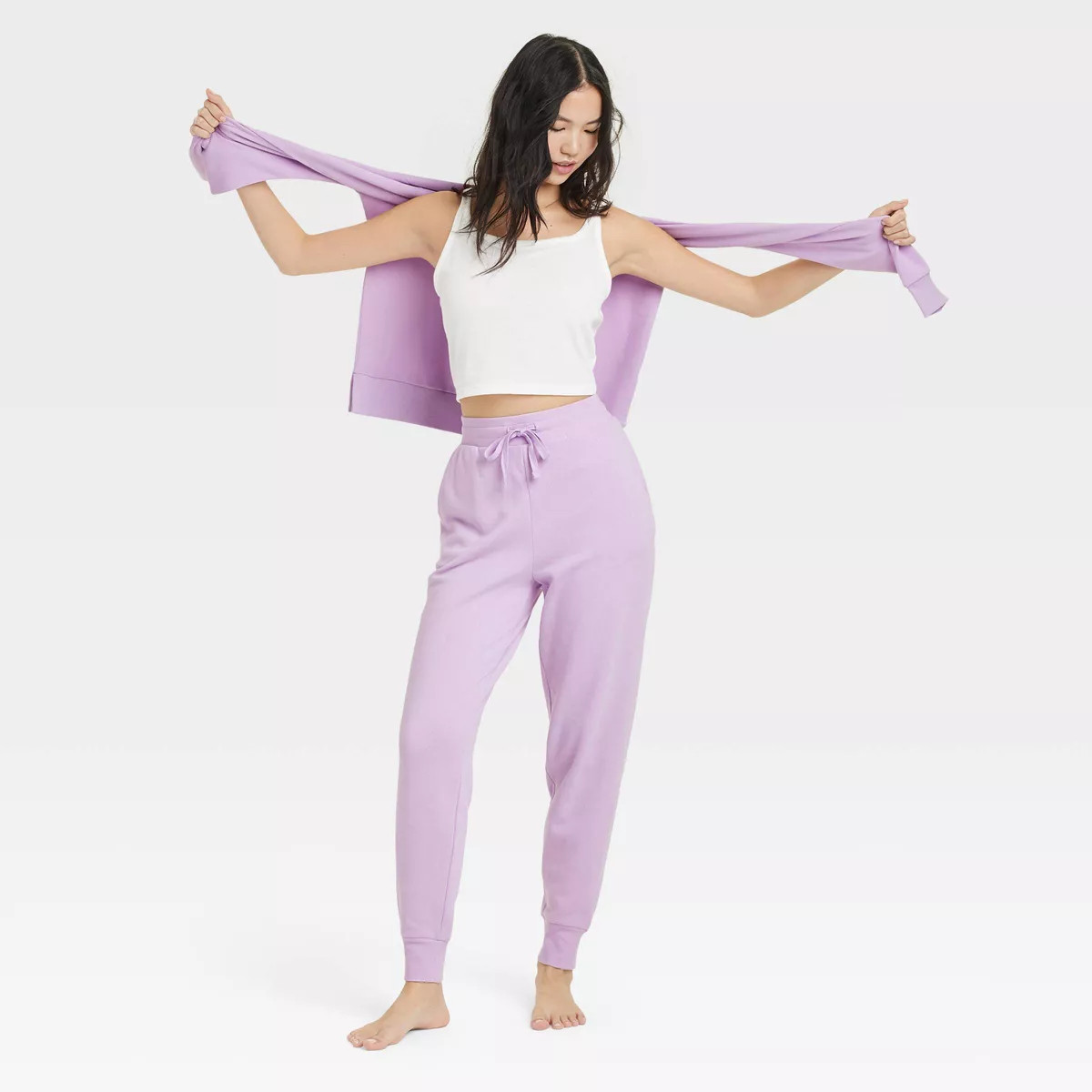 Women's Fleece Lounge Jogger Pants - Colsie™ | Target